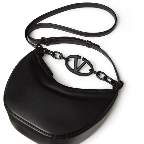 SOLD - NWT Valentino Black VLogo Moon Mini Bag - Picture 7 of 7